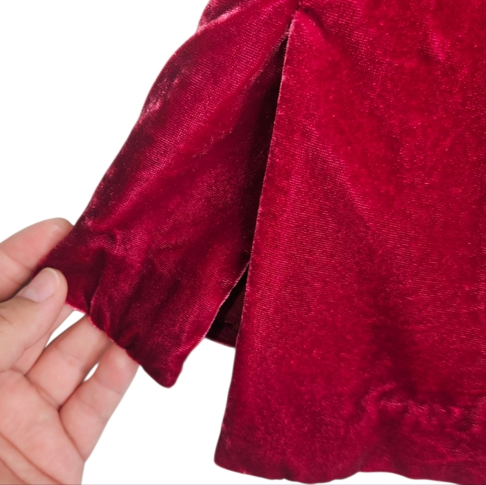 By Anthropologie Monti Velvet Skirt, Size 2, Raspberry, NWT - Picture 9 of 12